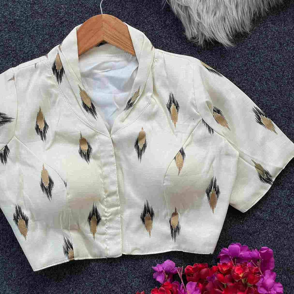 Kb-02 By Fashid Wholesale 01 To 10 Series Designer Beautiful Collection Occasional Wear & Party Wear Heavy Cotton Silk Blouse At Wholesale Price