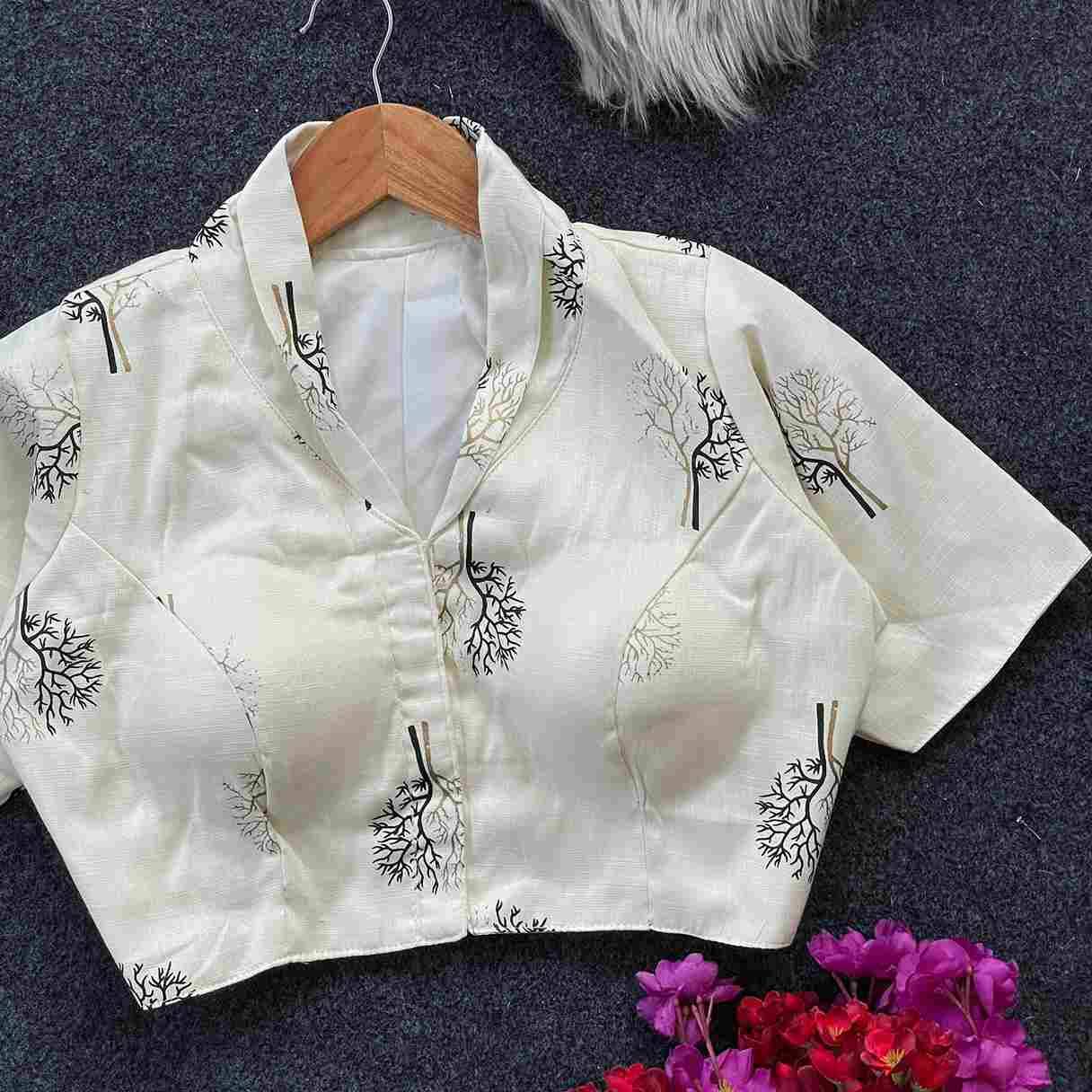 Kb-02 By Fashid Wholesale 01 To 10 Series Designer Beautiful Collection Occasional Wear & Party Wear Heavy Cotton Silk Blouse At Wholesale Price