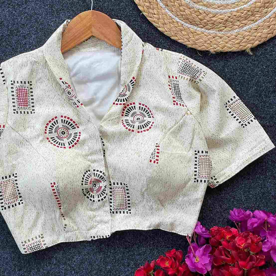 Kb-02 By Fashid Wholesale 01 To 10 Series Designer Beautiful Collection Occasional Wear & Party Wear Heavy Cotton Silk Blouse At Wholesale Price