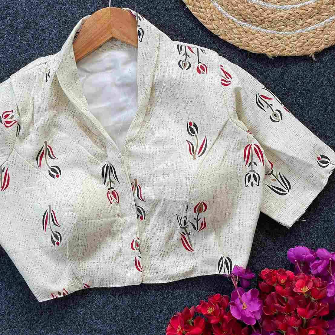 Kb-02 By Fashid Wholesale 01 To 10 Series Designer Beautiful Collection Occasional Wear & Party Wear Heavy Cotton Silk Blouse At Wholesale Price