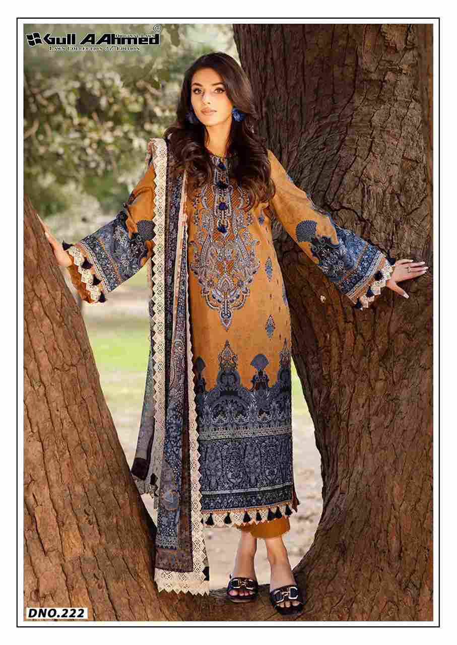 Gull Aahmed Lawn Collection Vol-27 By Gull Aahmed 221 To 226 Series Beautiful Festive Suits Stylish Fancy Colorful Casual Wear & Ethnic Wear Pure Lawn Dresses At Wholesale Price