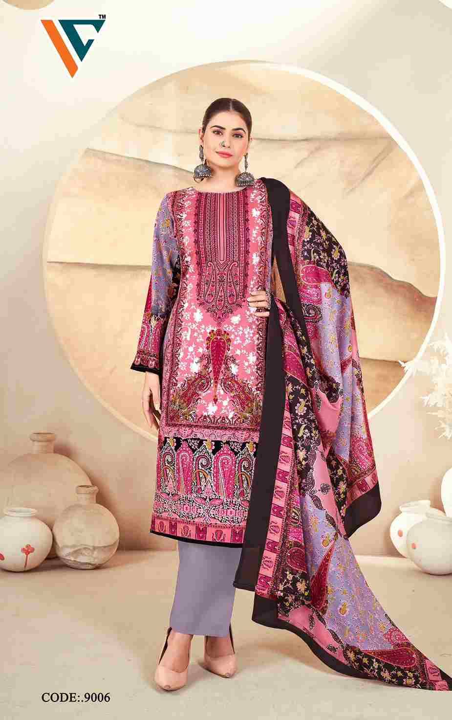 Nazakat Vol-9 By Vandana Creation 9001 To 9008 Series Beautiful Festive Suits Stylish Fancy Colorful Casual Wear & Ethnic Wear Soft Cotton Print Dresses At Wholesale Price