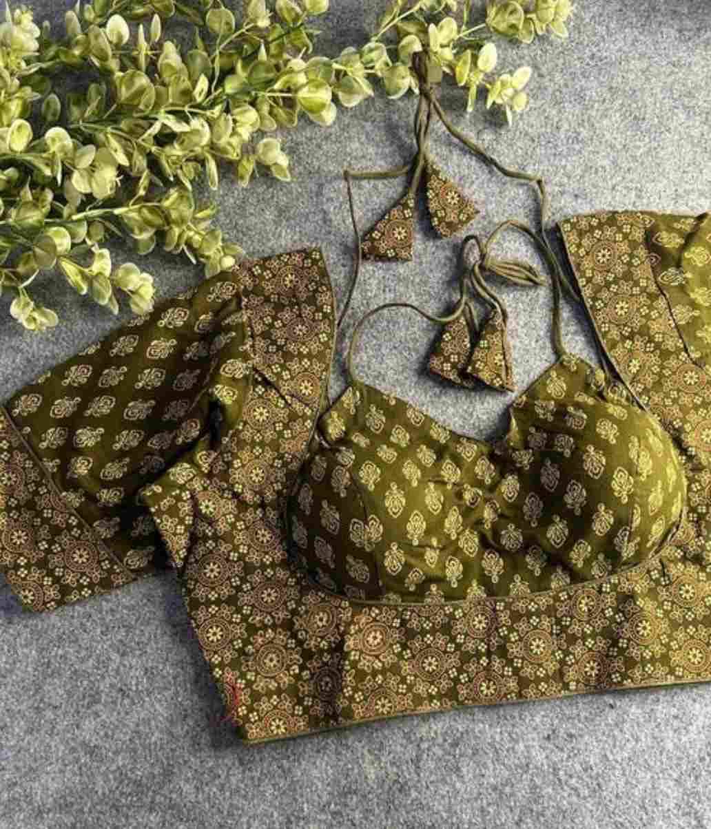 Kb-Ajrak By Fashid Wholesale 01 To 05 Series Designer Beautiful Collection Occasional Wear & Party Wear Ajrak Cotton Blouse At Wholesale Price