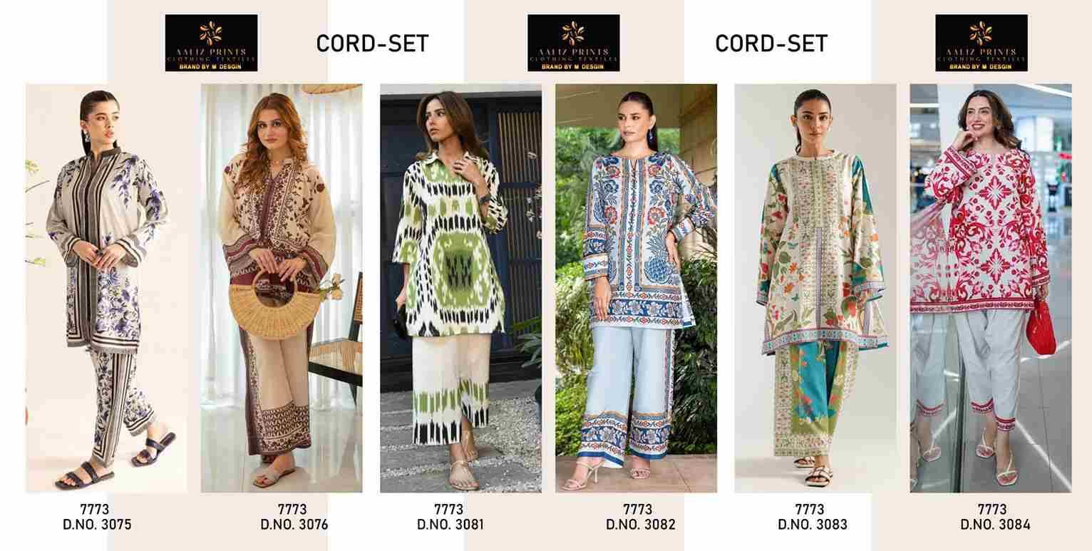 Cord Set Vol-5 By Aaliz Prints Designer Stylish Fancy Colorful Beautiful Party Wear & Ethnic Wear Collection Lawn Print Co-Ord At Wholesale Price