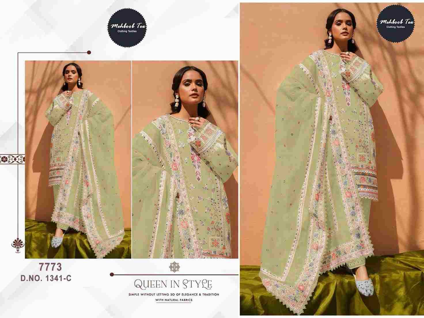 Mehboob Tex Hit Design 1341 Colours By Mehboob Tex 1341-C To 1341-I Series Beautiful Pakistani Suits Stylish Fancy Colorful Party Wear & Occasional Wear Cotton Dresses At Wholesale Price