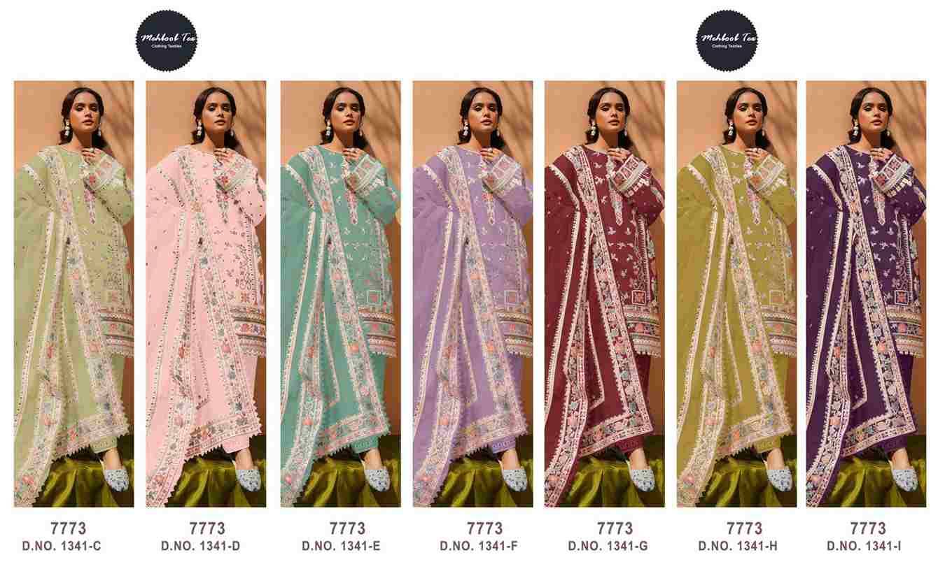 Mehboob Tex Hit Design 1341 Colours By Mehboob Tex 1341-C To 1341-I Series Beautiful Pakistani Suits Stylish Fancy Colorful Party Wear & Occasional Wear Cotton Dresses At Wholesale Price
