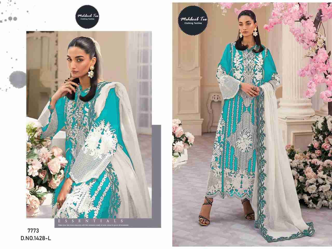 Mehboob Hit Design 1428 Colours Vol-3 By Mehboob Tex 1428-H To 1428-M Series Beautiful Winter Collection Pakistani Suits Stylish Fancy Colorful Casual Wear & Ethnic Wear Rayon Cotton Print With Embroidery Dresses At Wholesale Price