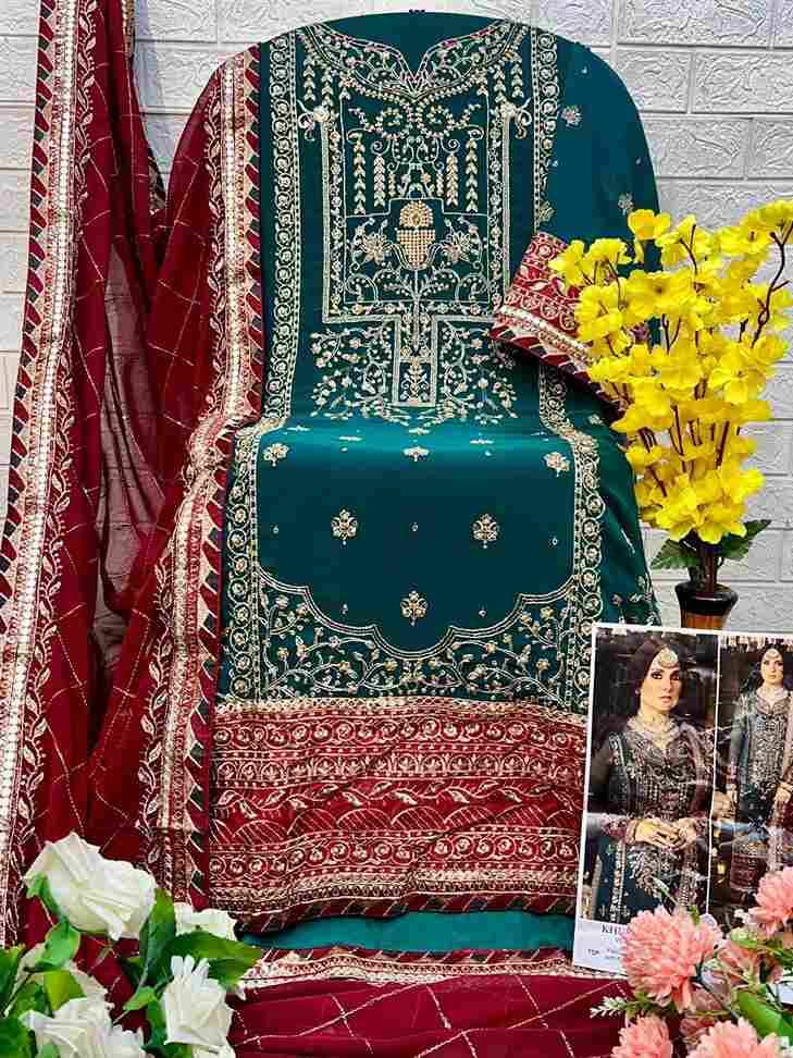 Zaha-10325 By Zaha Pakistani Suits Beautiful Fancy Colorful Stylish Party Wear & Occasional Wear Faux Georgette With Embroidery Dresses At Wholesale Price