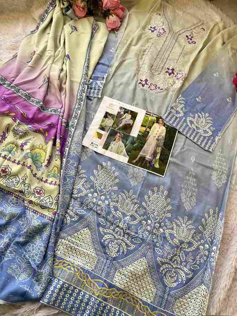 Ziaaz Designs Hit Design 889 By Ziaaz Designs Beautiful Pakistani Suits Colorful Stylish Fancy Casual Wear & Ethnic Wear Cambric Cotton Embroidered Dresses At Wholesale Price