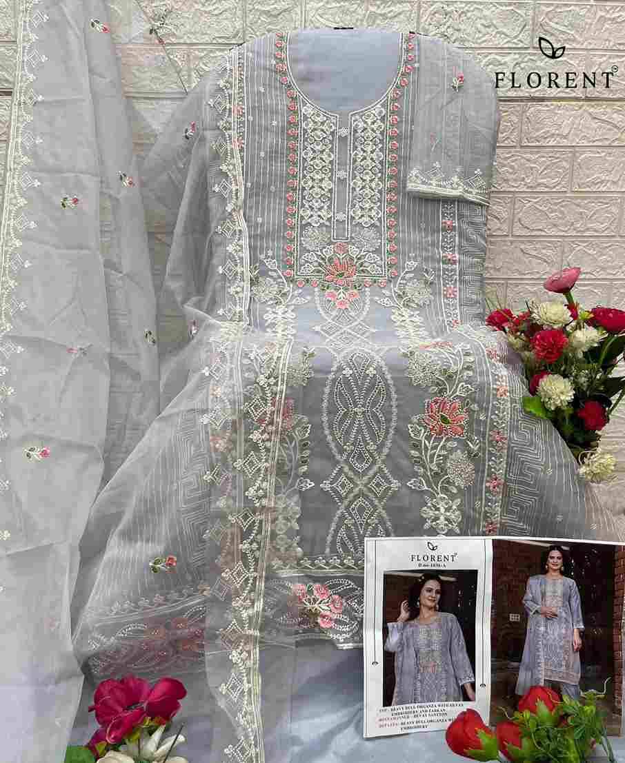 Florent 1036 Colours By Fashid Wholesale 1036-A To 1036-D Series Beautiful Pakistani Suits Stylish Fancy Colorful Party Wear & Occasional Wear Dull Organza Dresses At Wholesale Price