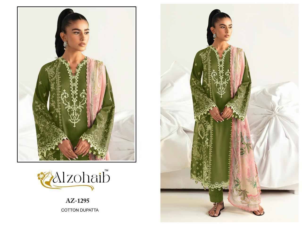 Alzohaib-1294 Series By Alzohaib 1294 To 1300 Series Beautiful Pakistani Suits Stylish Fancy Colorful Party Wear & Occasional Wear Pure Cotton Print Dresses At Wholesale Price