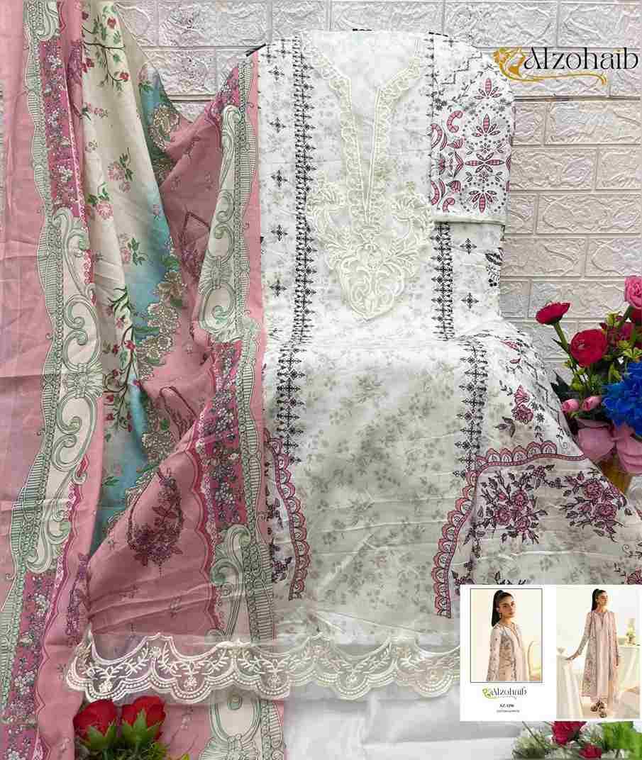 Alzohaib-1294 Series By Alzohaib 1294 To 1300 Series Beautiful Pakistani Suits Stylish Fancy Colorful Party Wear & Occasional Wear Pure Cotton Print Dresses At Wholesale Price