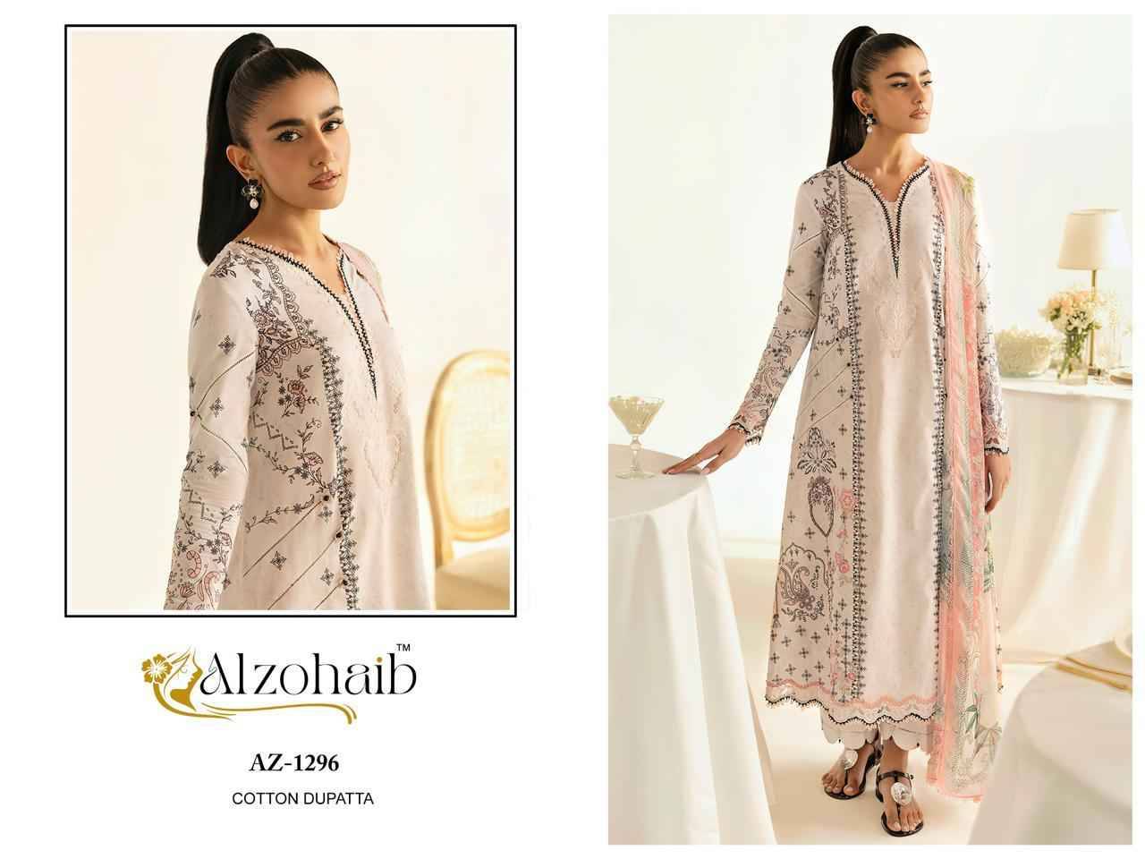 Alzohaib-1294 Series By Alzohaib 1294 To 1300 Series Beautiful Pakistani Suits Stylish Fancy Colorful Party Wear & Occasional Wear Pure Cotton Print Dresses At Wholesale Price