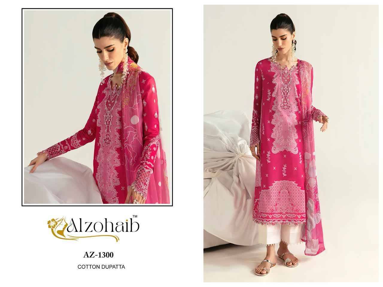 Alzohaib-1294 Series By Alzohaib 1294 To 1300 Series Beautiful Pakistani Suits Stylish Fancy Colorful Party Wear & Occasional Wear Pure Cotton Print Dresses At Wholesale Price