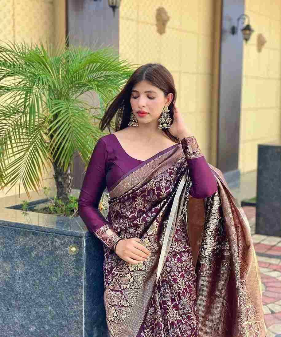 Kp-3062 By Fashid Wholesale Indian Traditional Wear Collection Beautiful Stylish Fancy Colorful Party Wear & Occasional Wear Soft Lichi Silk Sarees At Wholesale Price
