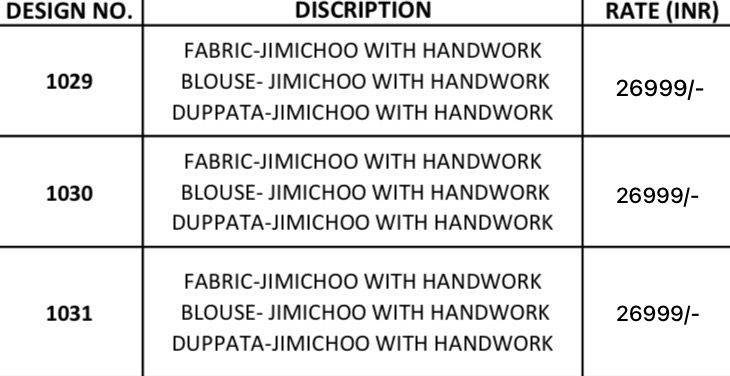 Weds Vol-11 By Fashid Wholesale 1029 To 1031 Series Designer Beautiful Wedding Collection Occasional Wear & Party Wear Jimmy Choo Lehengas At Wholesale Price