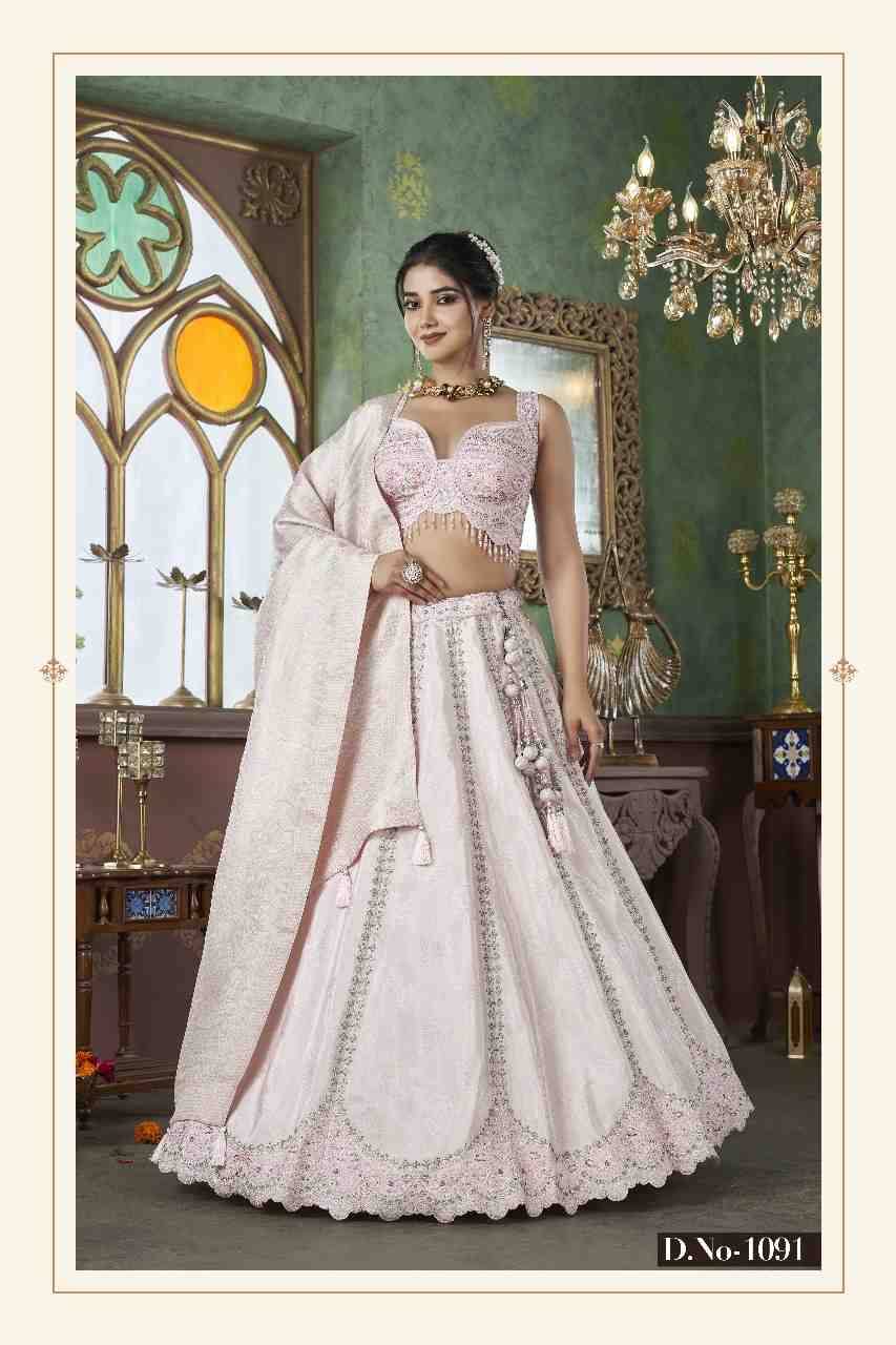 Weds Vol-15 By Fashid Wholesale 1091 To 1095 Series Designer Beautiful Wedding Collection Occasional Wear & Party Wear Jacquard Lehengas At Wholesale Price