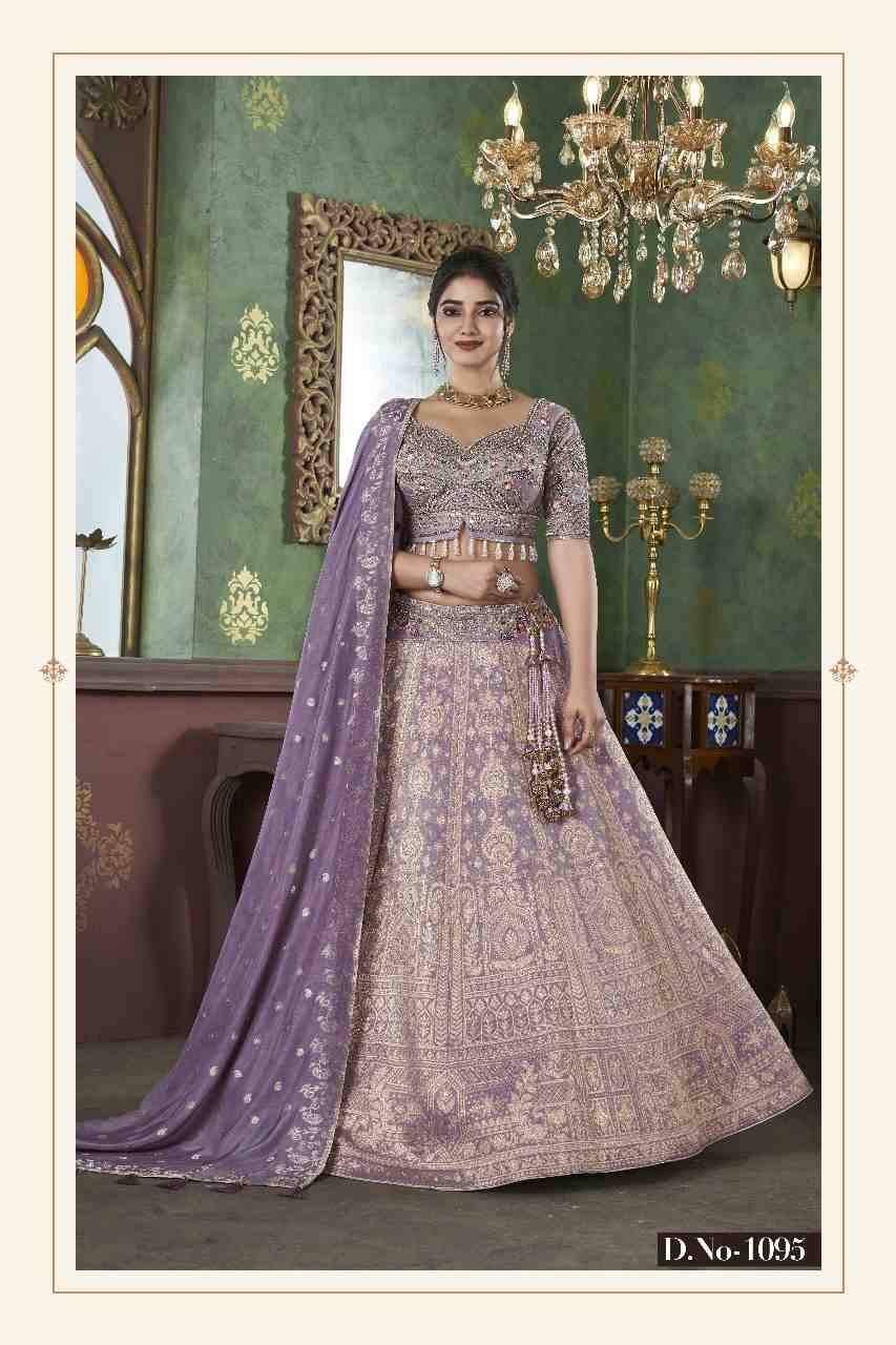Weds Vol-15 By Fashid Wholesale 1091 To 1095 Series Designer Beautiful Wedding Collection Occasional Wear & Party Wear Jacquard Lehengas At Wholesale Price