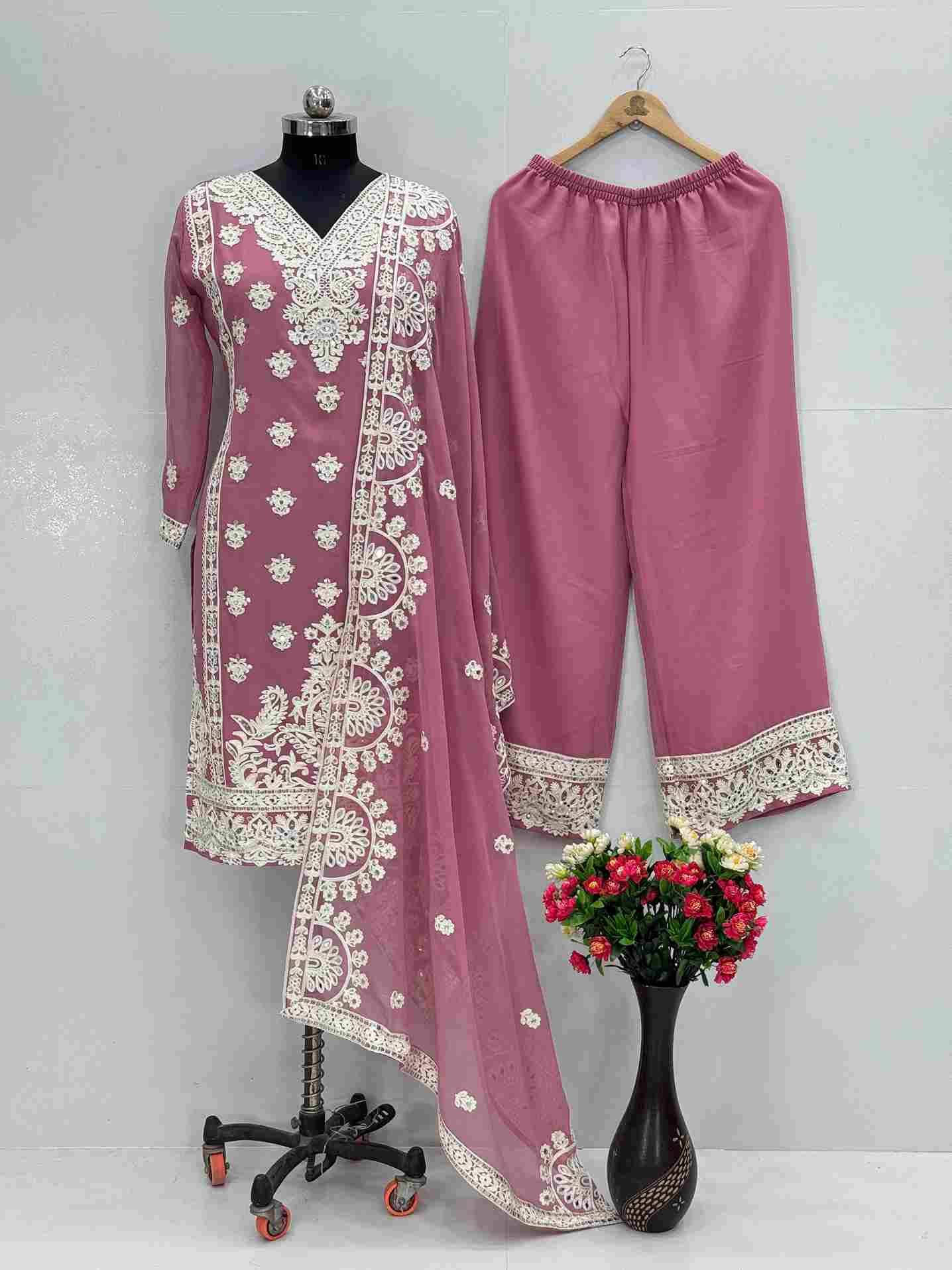 Kf-1688 By Fashid Wholesale 01 To 03 Series Beautiful Stylish Festive Suits Fancy Colorful Casual Wear & Ethnic Wear & Ready To Wear Heavy Faux Georgette Dresses At Wholesale Price