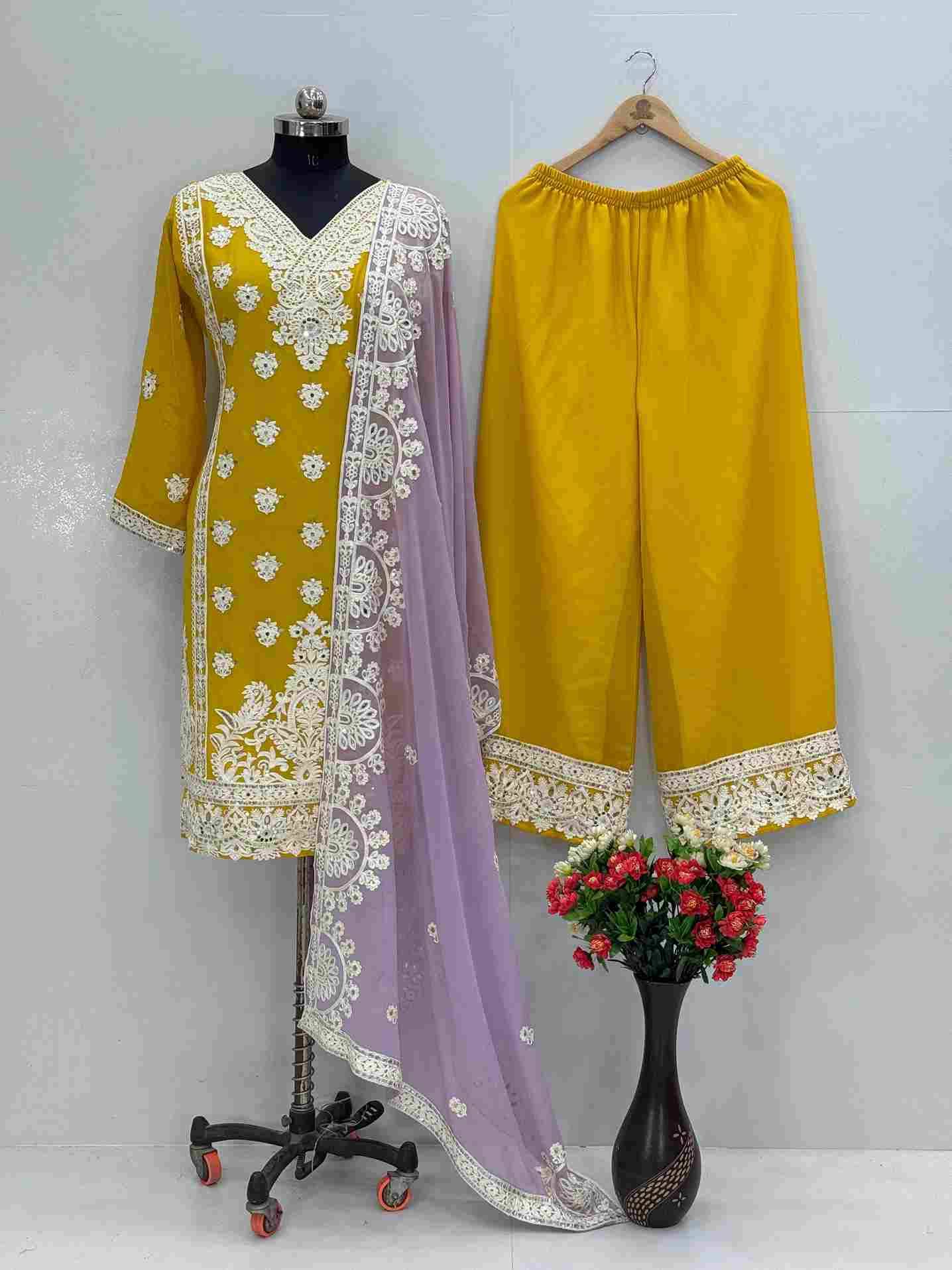 Kf-1688 By Fashid Wholesale 01 To 03 Series Beautiful Stylish Festive Suits Fancy Colorful Casual Wear & Ethnic Wear & Ready To Wear Heavy Faux Georgette Dresses At Wholesale Price