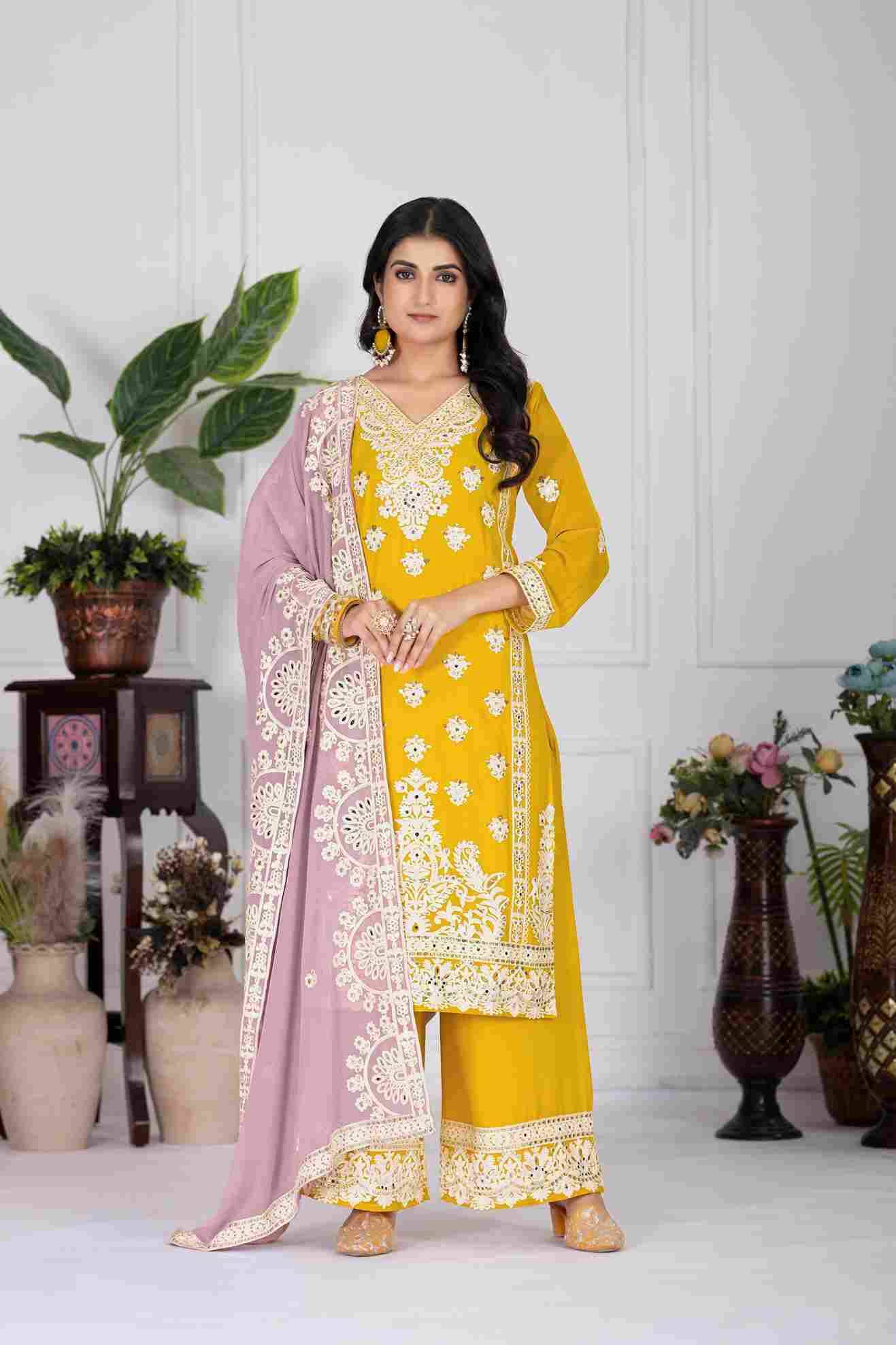 Kf-1688 By Fashid Wholesale 01 To 03 Series Beautiful Stylish Festive Suits Fancy Colorful Casual Wear & Ethnic Wear & Ready To Wear Heavy Faux Georgette Dresses At Wholesale Price