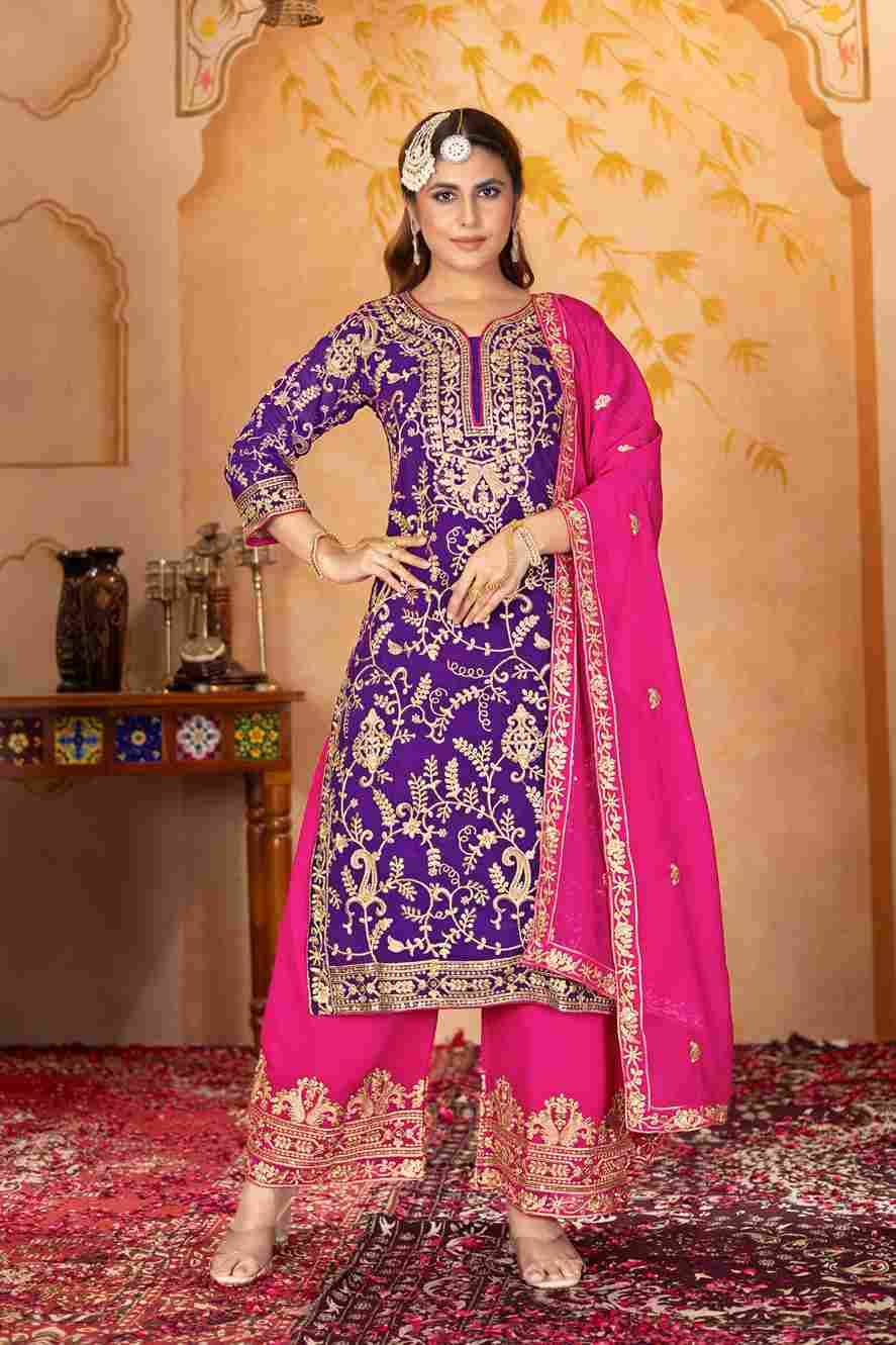 Kf-1687 By Fashid Wholesale 01 To 03 Series Beautiful Stylish Festive Suits Fancy Colorful Casual Wear & Ethnic Wear & Ready To Wear Heavy Faux Georgette Dresses At Wholesale Price