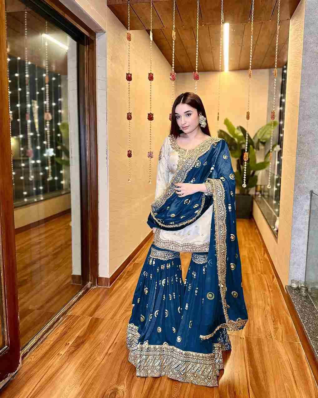 Kf-1667 By Fashid Wholesale 01 To 03 Series Sharara Beautiful Stylish Festive Suits Fancy Colorful Casual Wear & Ethnic Wear & Ready To Wear Heavy Chinnon Dresses At Wholesale Price