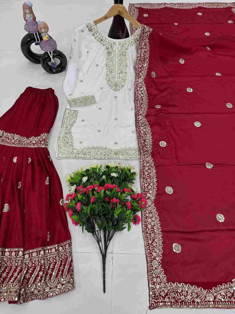 Kf-1667 By Fashid Wholesale 01 To 03 Series Sharara Beautiful Stylish Festive Suits Fancy Colorful Casual Wear & Ethnic Wear & Ready To Wear Heavy Chinnon Dresses At Wholesale Price