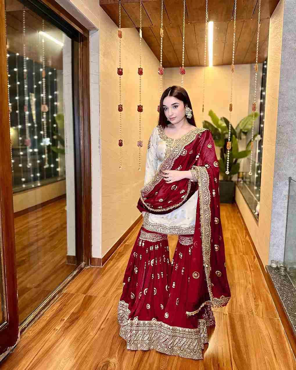 Kf-1667 By Fashid Wholesale 01 To 03 Series Sharara Beautiful Stylish Festive Suits Fancy Colorful Casual Wear & Ethnic Wear & Ready To Wear Heavy Chinnon Dresses At Wholesale Price