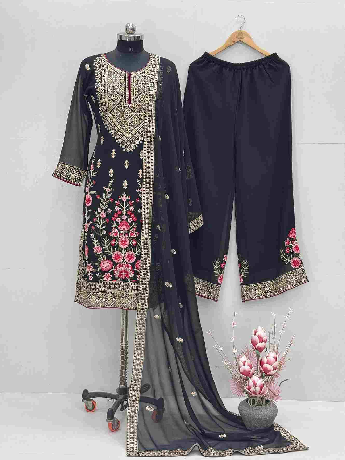 Kf-1686 By Fashid Wholesale 01 To 02 Series Beautiful Stylish Festive Suits Fancy Colorful Casual Wear & Ethnic Wear & Ready To Wear Heavy Faux Georgette Dresses At Wholesale Price