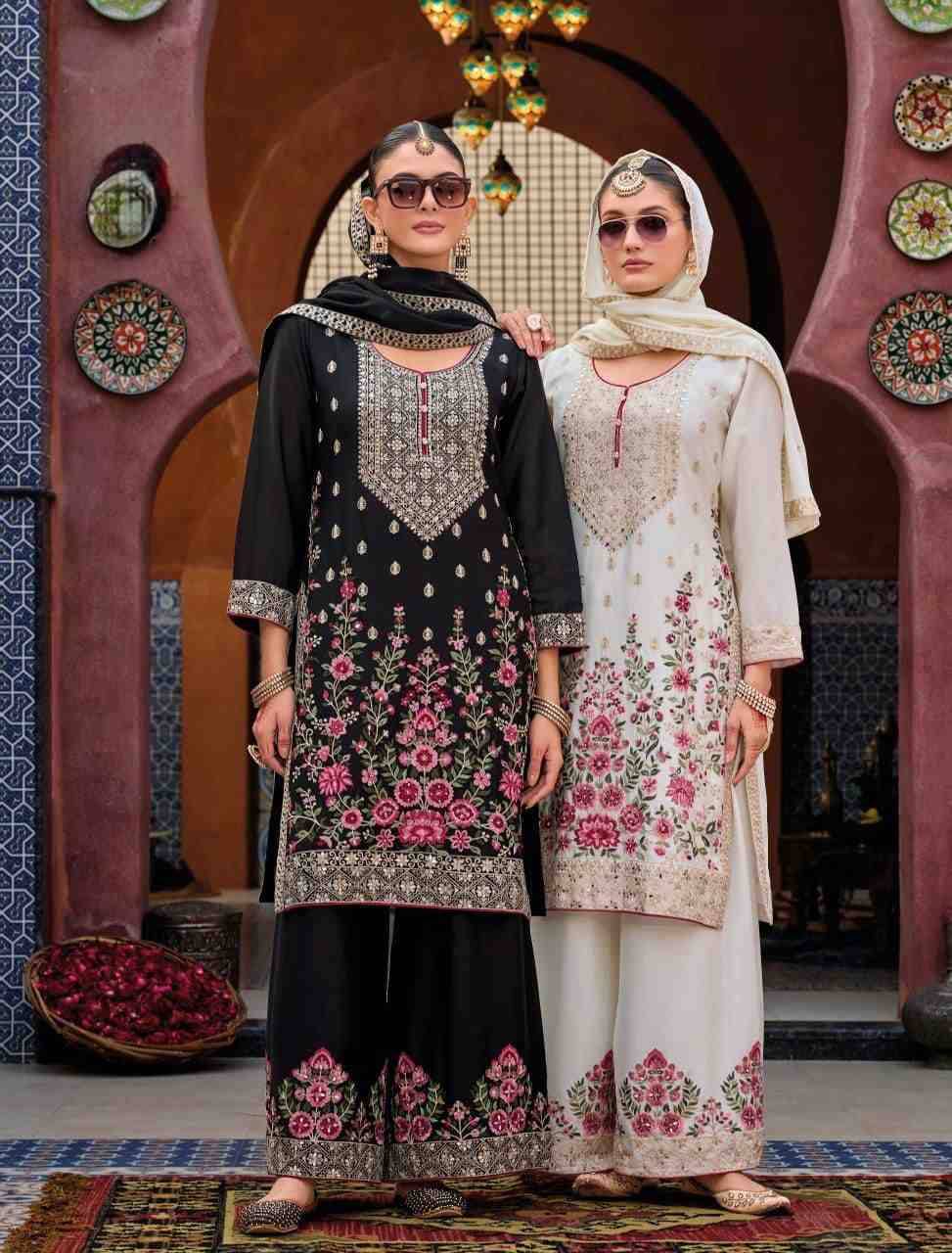 Kf-1686 By Fashid Wholesale 01 To 02 Series Beautiful Stylish Festive Suits Fancy Colorful Casual Wear & Ethnic Wear & Ready To Wear Heavy Faux Georgette Dresses At Wholesale Price