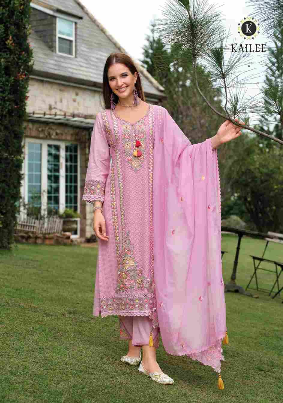 Gulzar By Kailee 44701 To 44704 Series Beautiful Festive Suits Colorful Stylish Fancy Casual Wear & Ethnic Wear Pure Cotton Dresses At Wholesale Price