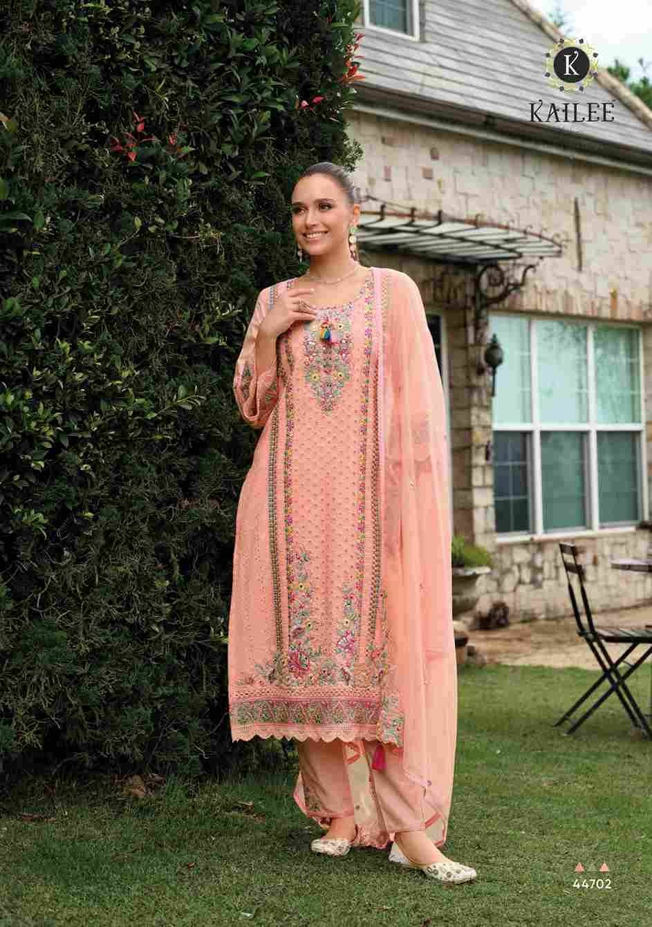 Gulzar By Kailee 44701 To 44704 Series Beautiful Festive Suits Colorful Stylish Fancy Casual Wear & Ethnic Wear Pure Cotton Dresses At Wholesale Price