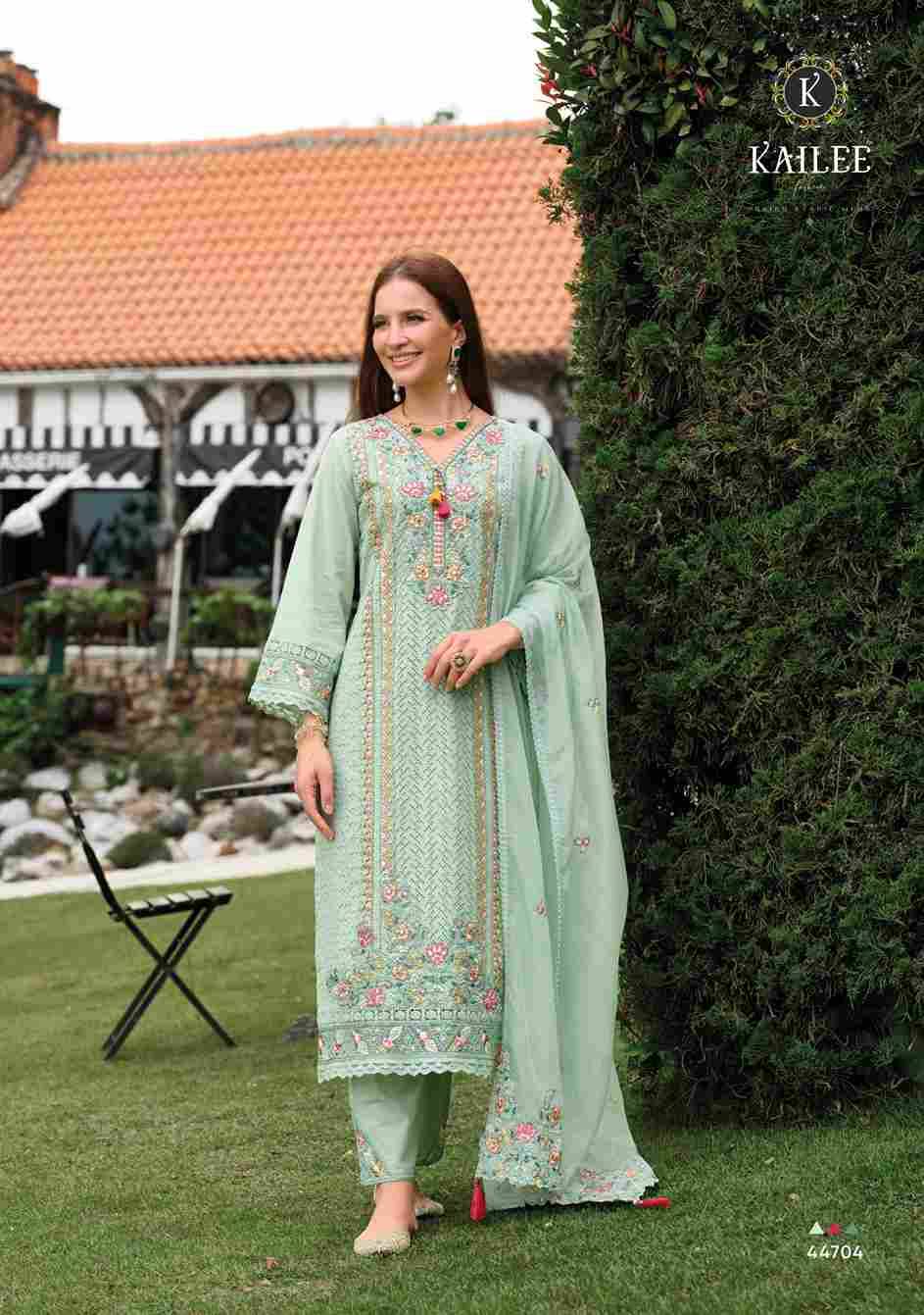 Gulzar By Kailee 44701 To 44704 Series Beautiful Festive Suits Colorful Stylish Fancy Casual Wear & Ethnic Wear Pure Cotton Dresses At Wholesale Price