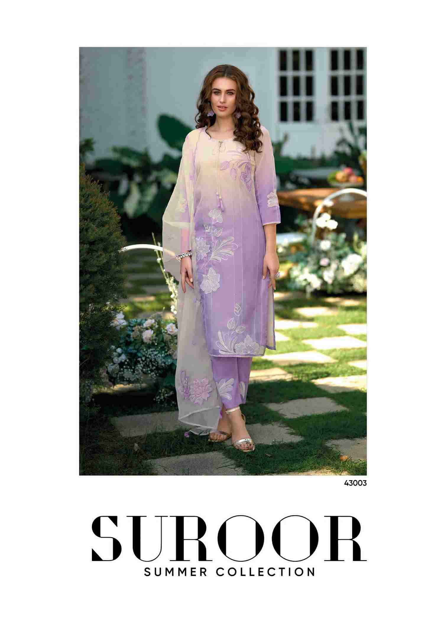 Suroor By Kailee 43001 To 43003 Series Beautiful Festive Suits Colorful Stylish Fancy Casual Wear & Ethnic Wear Pure Cotton Dresses At Wholesale Price
