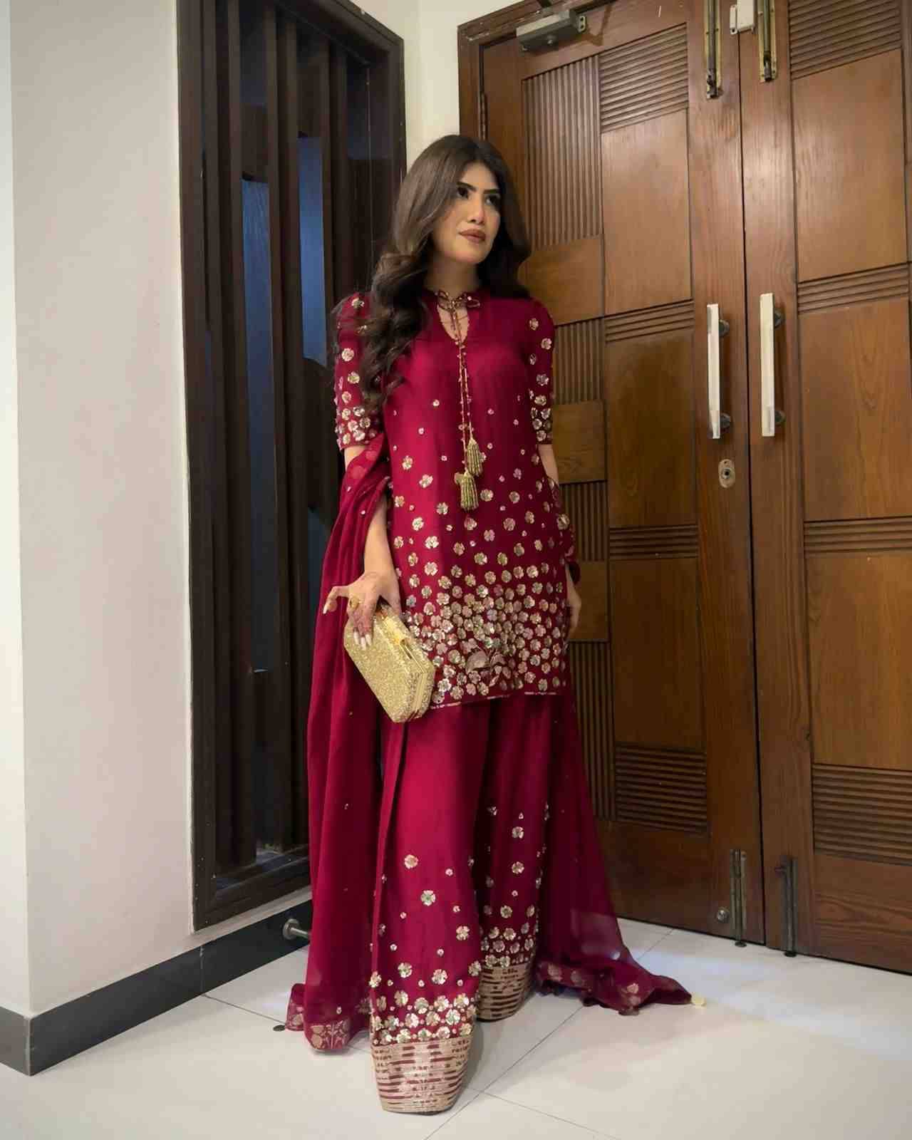 Zf-6004 By Fashid Wholesale Beautiful Colorful Fancy Wedding Collection Occasional Wear & Party Wear Roman Silk Dresses At Wholesale Price