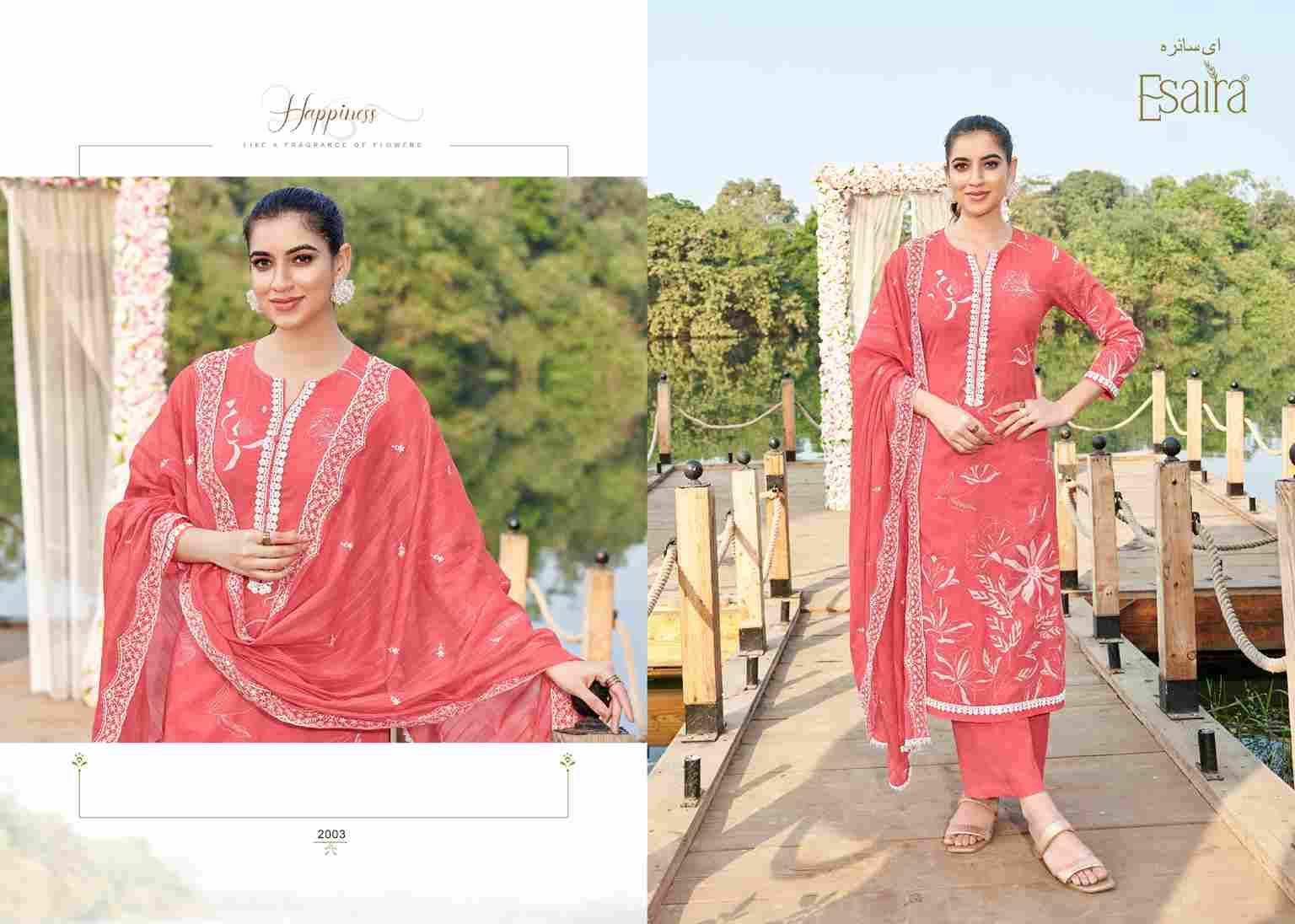 Marina By Esaira 2001 To 2008 Series Beautiful Festive Suits Colorful Stylish Fancy Casual Wear & Ethnic Wear Pure Cambric Cotton Dresses At Wholesale Price