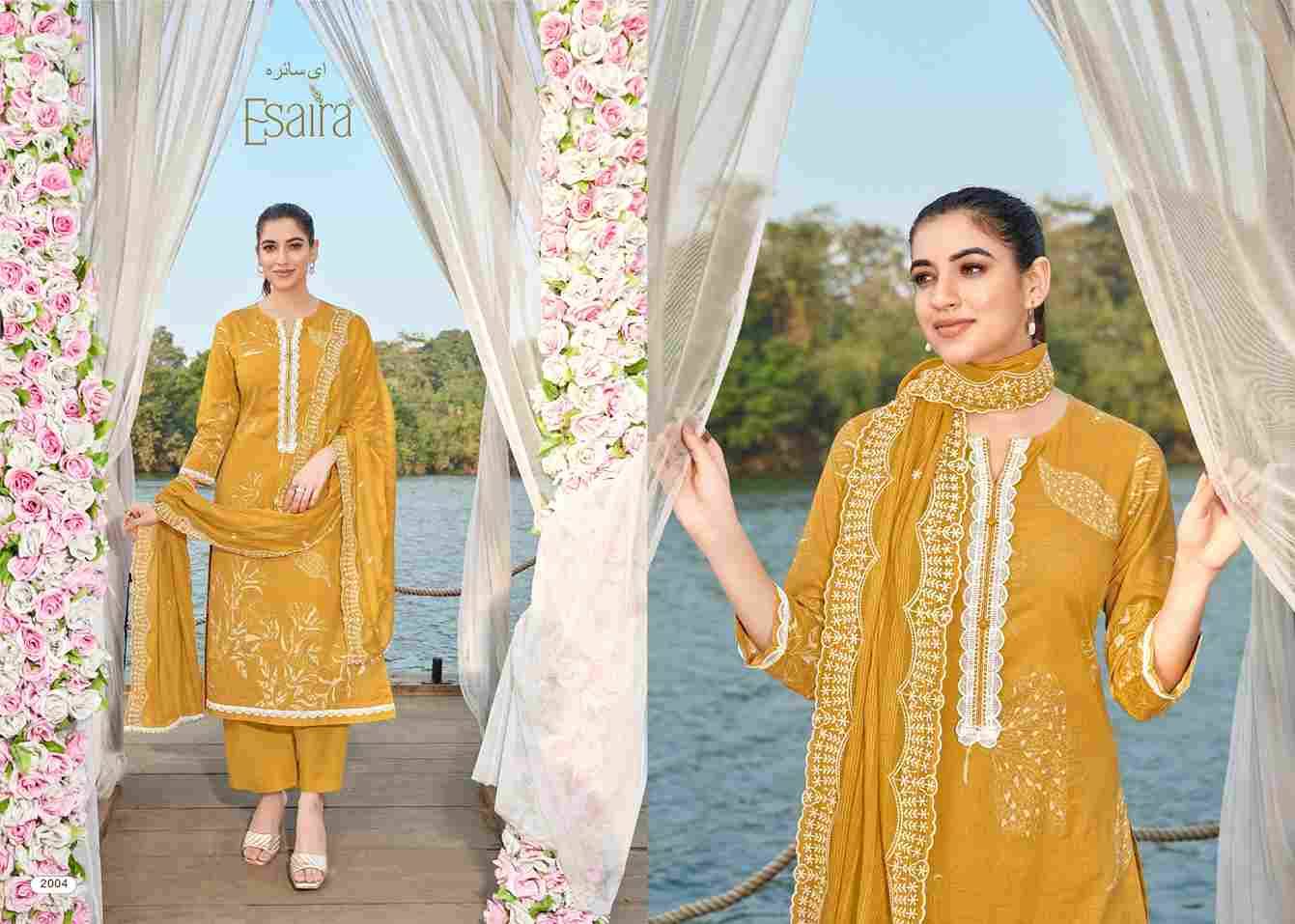 Marina By Esaira 2001 To 2008 Series Beautiful Festive Suits Colorful Stylish Fancy Casual Wear & Ethnic Wear Pure Cambric Cotton Dresses At Wholesale Price