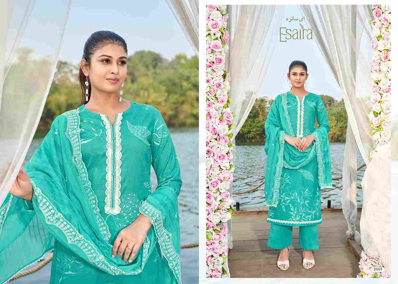Marina By Esaira 2001 To 2008 Series Beautiful Festive Suits Colorful Stylish Fancy Casual Wear & Ethnic Wear Pure Cambric Cotton Dresses At Wholesale Price