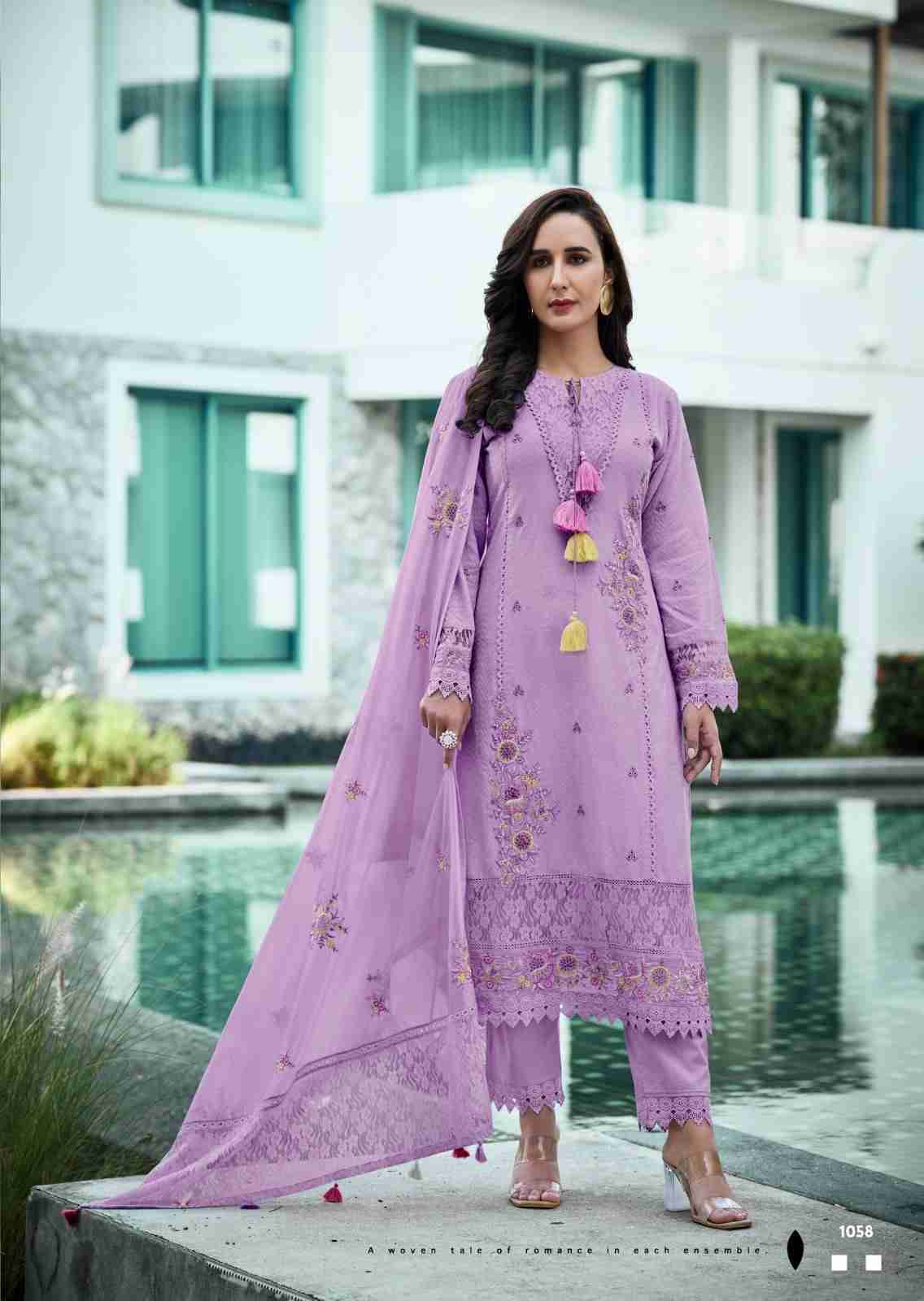 Vanya By Prm Trendz 1056 To 1061 Series Beautiful Pakistani Suits Colorful Stylish Fancy Casual Wear & Ethnic Wear Pure Cotton Dresses At Wholesale Price