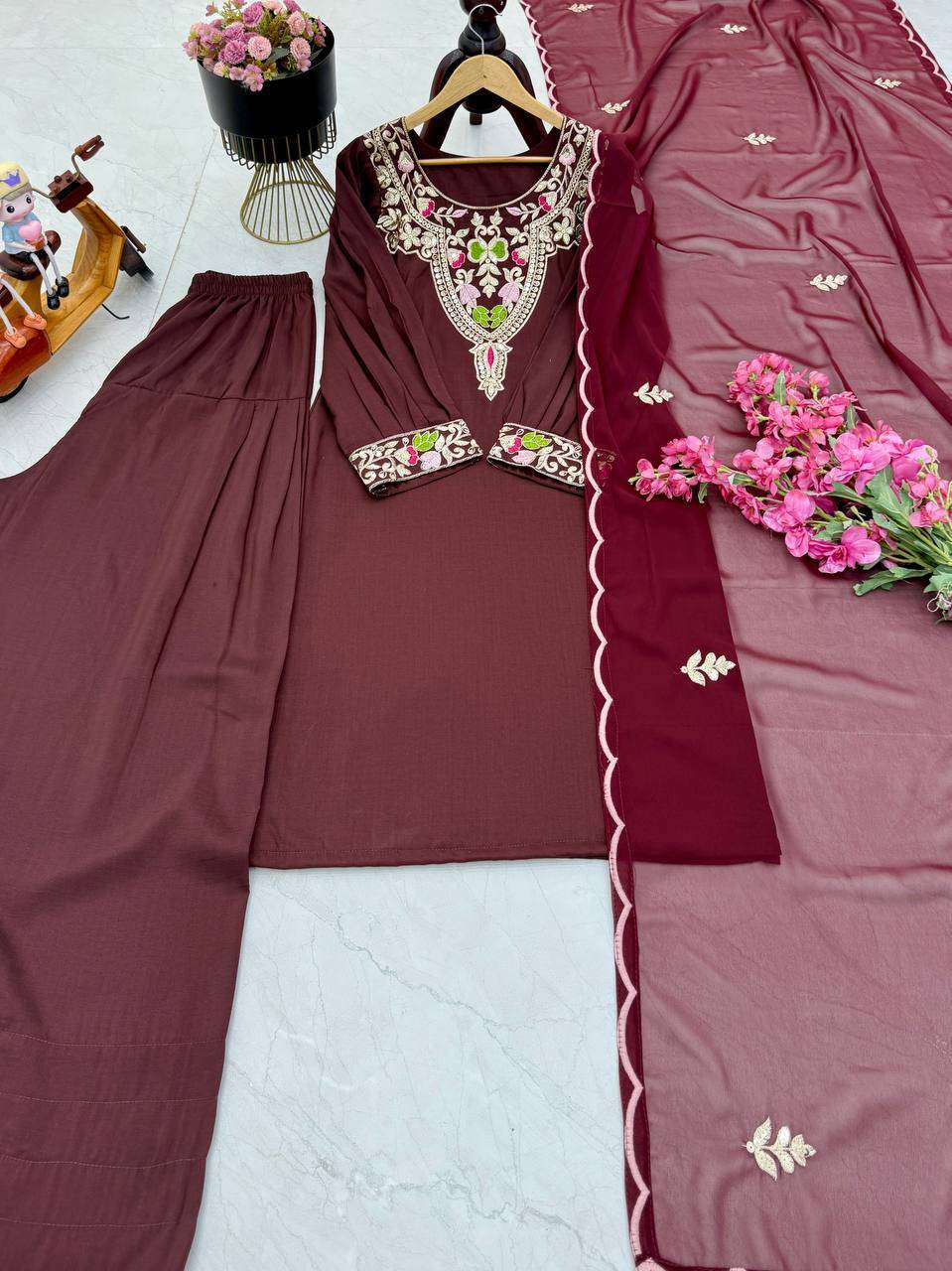 Zf-9283 By Fashid Wholesale 01 To 03 Series Beautiful Colorful Fancy Wedding Collection Occasional Wear & Party Wear Maska Cotton Dresses At Wholesale Price