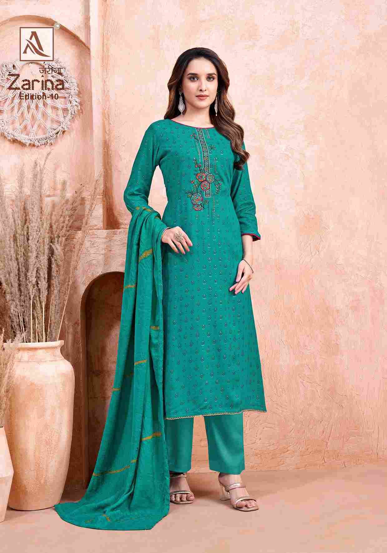 Zarina Vol-10 By Alok Suit 2023-848-01 To 2023-848-08 Series Beautiful Festive Suits Colorful Stylish Fancy Casual Wear & Ethnic Wear Pure Viscose Rayon Dresses At Wholesale Price