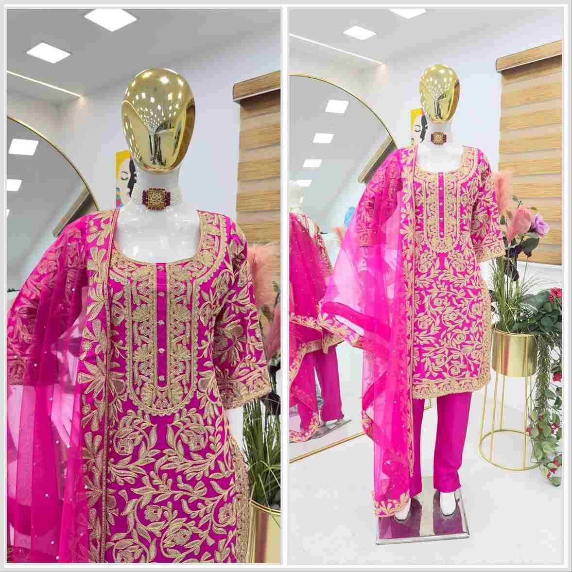 Zs-9000 By Fashid Wholesale 01 To 04 Beautiful Colorful Fancy Wedding Collection Occasional Wear & Party Wear Chinnon Dresses At Wholesale Price