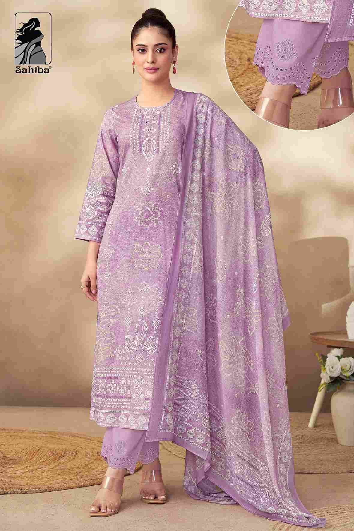 Tanisha By Sahiba Fabrics Beautiful Festive Suits Colorful Stylish Fancy Casual Wear & Ethnic Wear Pure Lawn Cotton Dresses At Wholesale Price
