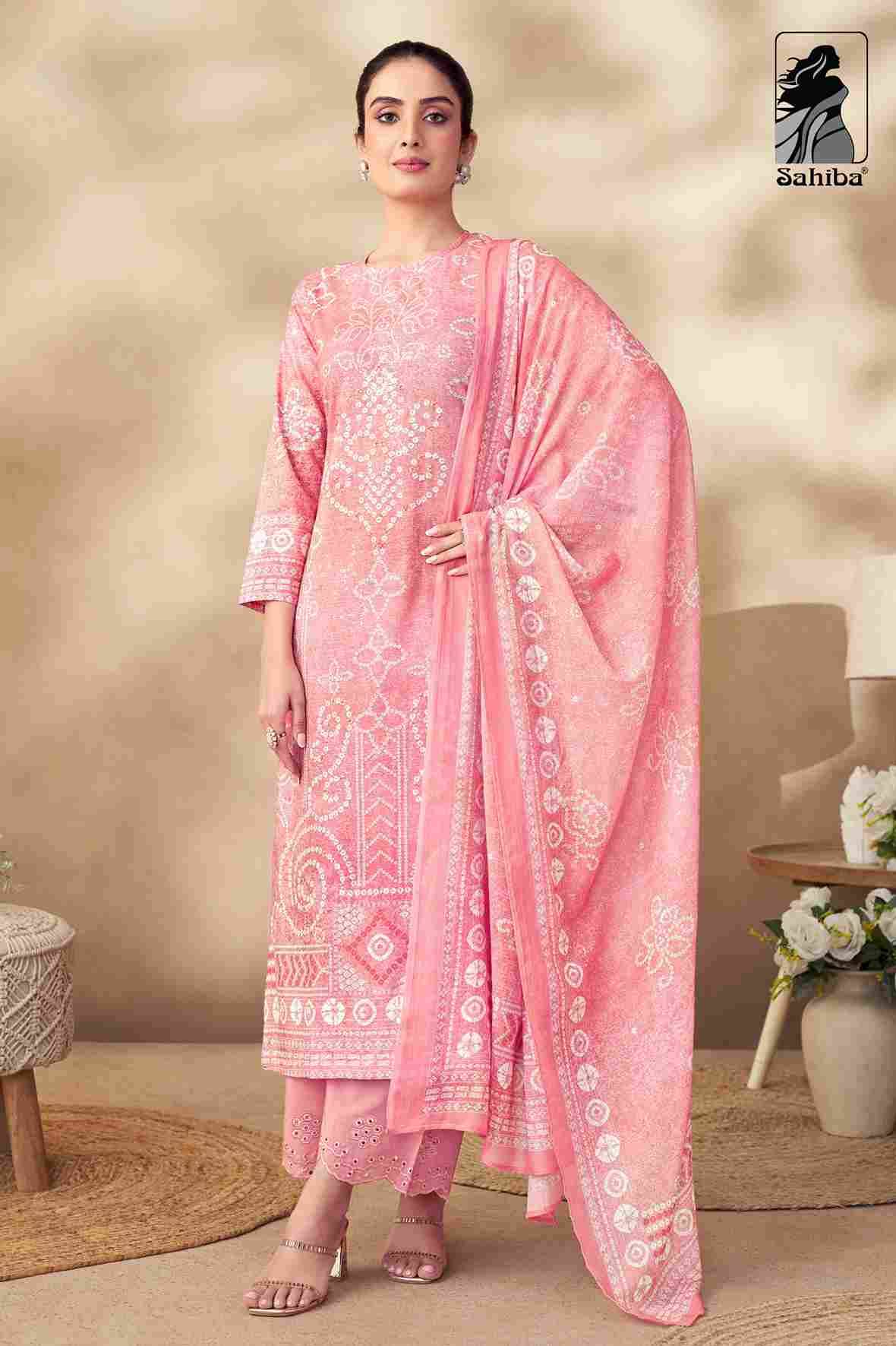 Tanisha By Sahiba Fabrics Beautiful Festive Suits Colorful Stylish Fancy Casual Wear & Ethnic Wear Pure Lawn Cotton Dresses At Wholesale Price