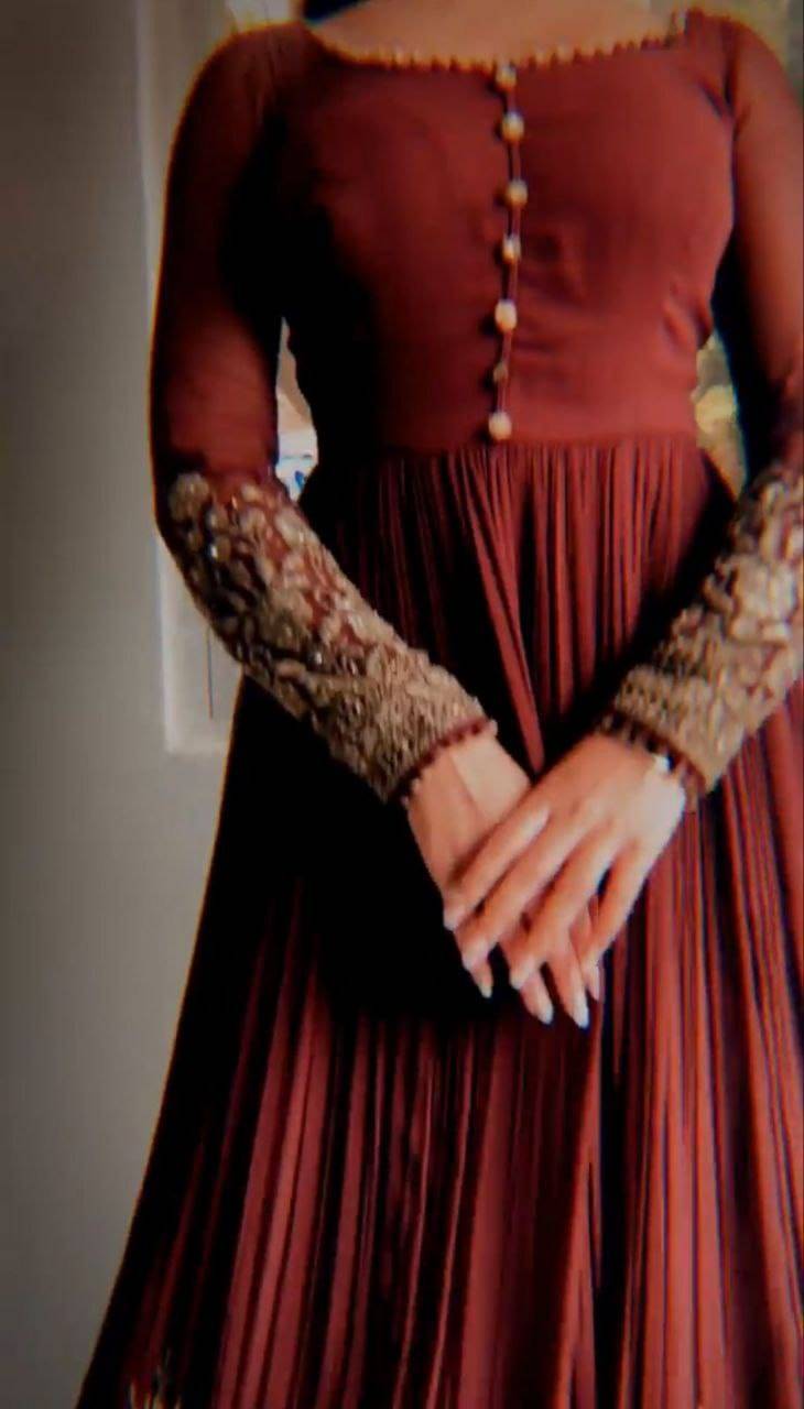 Zs-6001 By Fashid Wholesale Designer Beautiful Collection Occasional Wear & Party Wear Faux Georgette Gowns At Wholesale Price