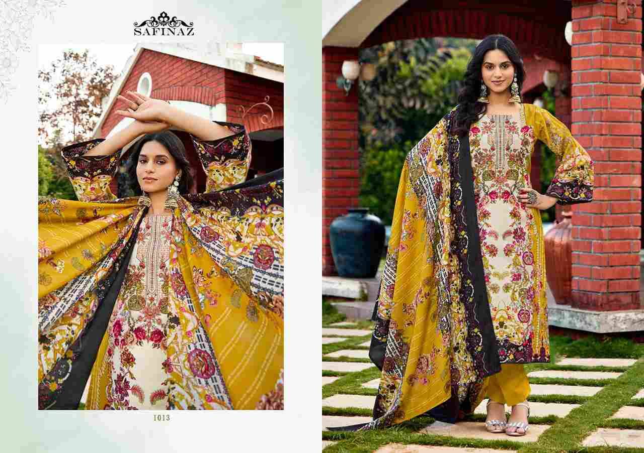 Nazakat By Safinaz 1013 To 1018 Series Beautiful Festive Suits Colorful Stylish Fancy Casual Wear & Ethnic Wear Soft Cotton Dresses At Wholesale Price