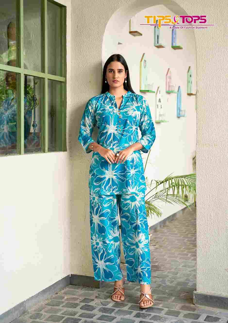 Fashion Beats Vol-12 By Tips And Tops 12001 To 12006 Series Designer Stylish Fancy Colorful Beautiful Party Wear & Ethnic Wear Collection Rayon Print Co-Ord At Wholesale Price