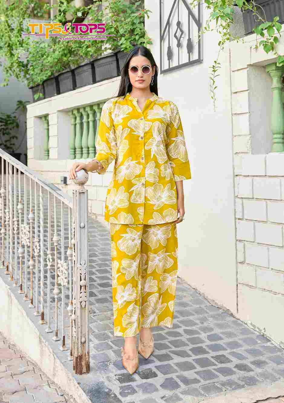 Fashion Beats Vol-12 By Tips And Tops 12001 To 12006 Series Designer Stylish Fancy Colorful Beautiful Party Wear & Ethnic Wear Collection Rayon Print Co-Ord At Wholesale Price