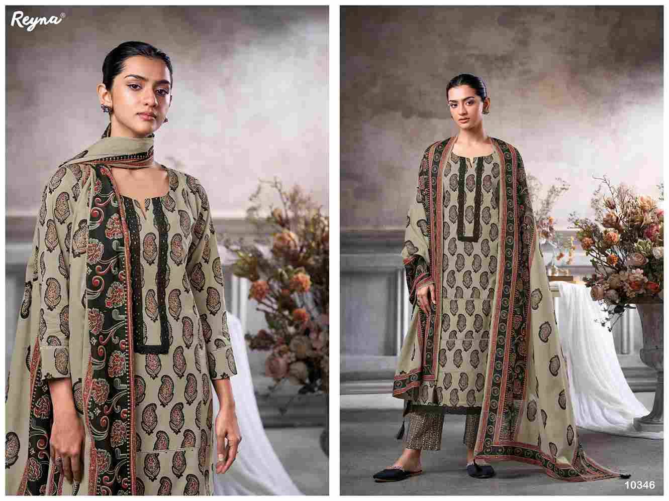 Ojjas By Reyna 10344 To 10347 Series Designer Stylish Fancy Colorful Beautiful Party Wear & Ethnic Wear Collection Pure Cotton Print Tops At Wholesale Price